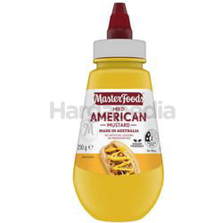 Master Foods Mild American Mustard 250gm Master Foods Mild American Mustard 250gm