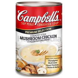 Campbell's Premium Country Style Mushroom Chicken Soup 300gm Campbell's Premium Country Style Mushroom Chicken Soup 300gm
