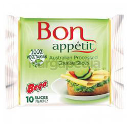 Bega Bon Appetit Australian Proceed Cheese Slices 170gm Bega Bon Appetit Australian Proceed Cheese Slices 170gm