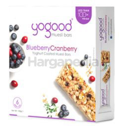 Yogood Blueberry Cranberry Muesli Bar 138gm Yogood Blueberry Cranberry Muesli Bar 138gm