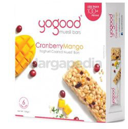 Yogood Cranberry Mango Muesli Bar 138gm Yogood Cranberry Mango Muesli Bar 138gm