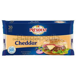 President Burger Cheddar Sliced Cheese 400gm President Burger Cheddar Sliced Cheese 400gm