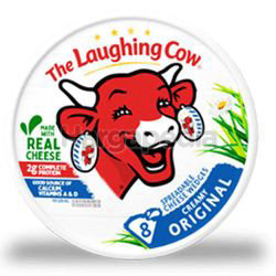 The Laughing Cow Cheese Creamy & Milky 128gm The Laughing Cow Cheese Creamy & Milky 128gm