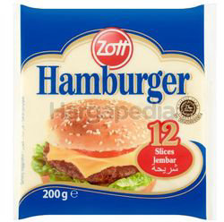 Zott Hamburger Cheese Slice 200gm Zott Hamburger Cheese Slice 200gm