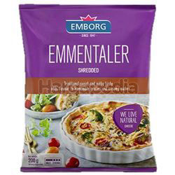 Emborg Emmentaler Shredded Cheese 200gm Emborg Emmentaler Shredded Cheese 200gm