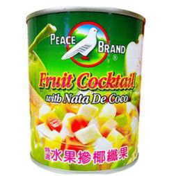 Peace Brand Fruit Cocktail Nata De Coco 850gm Peace Brand Fruit Cocktail Nata De Coco 850gm