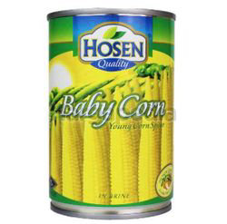 Hosen Baby Corn Young Corn Spear in Brine 425gm Hosen Baby Corn Young Corn Spear in Brine 425gm