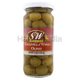 S&W Manzanilla Olives 142gm S&W Manzanilla Olives 142gm