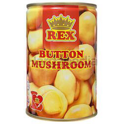 Rex Button Mushroom 425gm Rex Button Mushroom 425gm