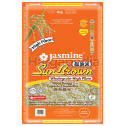 Jasmine Sunbrown Wholegrain High Fibre Rice 2kg Jasmine Sunbrown Wholegrain High Fibre Rice 2kg