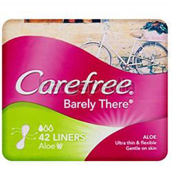 Carefree Barely There Aloe Pantyliner 42s Carefree Barely There Aloe Pantyliner 42s