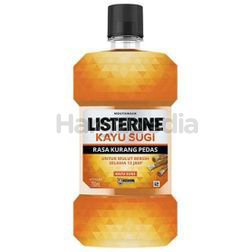 Listerine Kayu Sugi Less Intense Mouth Rinse 750ml Listerine Kayu Sugi Less Intense Mouth Rinse 750ml