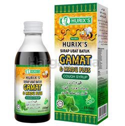 Hurix's Cough Syrup Gamat & Honey Plus 180ml Hurix's Cough Syrup Gamat & Honey Plus 180ml
