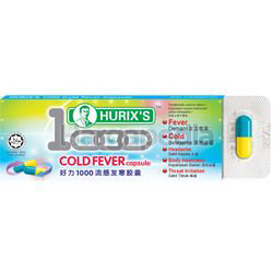 Hurix's 1000 Cold Fever Capsule 6s Hurix's 1000 Cold Fever Capsule 6s