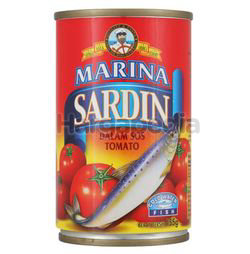 Marina Sardine In Tomato Sauce 155gm Marina Sardine In Tomato Sauce 155gm