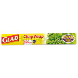 Glad Cling Wrap 100ft 1s Glad Cling Wrap 100ft 1s