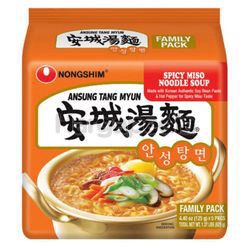 Nong Shim Spicy Miso AnSungTangMyun Noodle Soup 5x125gm Nong Shim Spicy Miso AnSungTangMyun Noodle Soup 5x125gm