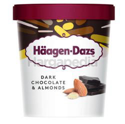 Haagen-Dazs Ice Cream Dark Chocolate & Almonds 473ml Haagen-Dazs Ice Cream Dark Chocolate & Almonds 473ml