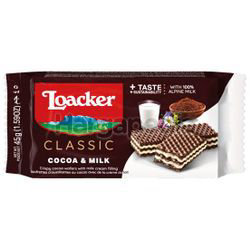 Loacker Classic Wafer Cocoa & Milk 45gm Loacker Classic Wafer Cocoa & Milk 45gm