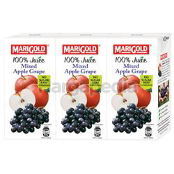 Marigold 100% Juice Mixed Apple Grape 3x200ml Marigold 100% Juice Mixed Apple Grape 3x200ml
