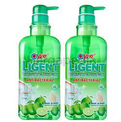 Yuri Ligent Dishwashing Lime 2x1lit Yuri Ligent Dishwashing Lime 2x1lit