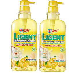 Yuri Ligent Dishwashing Lemon 2x1lit Yuri Ligent Dishwashing Lemon 2x1lit