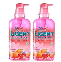 Yuri Ligent Dishwashing Grape Fruit 2x1lit Yuri Ligent Dishwashing Grape Fruit 2x1lit