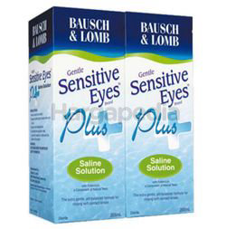 Bausch & Lomb Sensitive Eyes Plus Saline Solution 2x355ml Bausch & Lomb Sensitive Eyes Plus Saline Solution 2x355ml