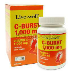 Live-Well C-Burst 1000mg 30s Live-Well C-Burst 1000mg 30s