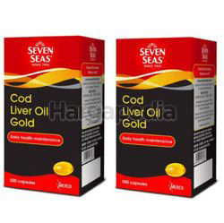 Seven Seas Cod Liver Oil Gold 2x500s Seven Seas Cod Liver Oil Gold 2x500s