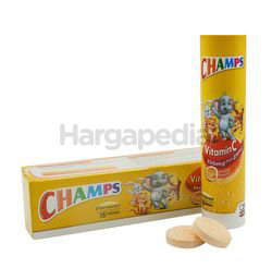 Champs Effervescent Vitamin C Plus Zinc Orange 15s Champs Effervescent Vitamin C Plus Zinc Orange 15s