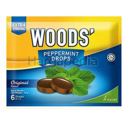 Woods's Peppermint Drops Original 15gm 6s Woods's Peppermint Drops Original 15gm 6s