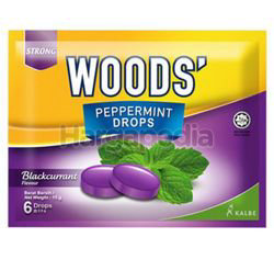 Woods's Peppermint Drops Blackcurent 15gm 6s Woods's Peppermint Drops Blackcurent 15gm 6s