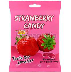 Lot 100 Candy Strawberry 120gm Lot 100 Candy Strawberry 120gm