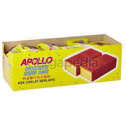 Apollo Chocolate Layer Cake 24x18gm Apollo Chocolate Layer Cake 24x18gm