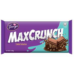 Tango Max Crunch Milk Chocolate With Rice Cereal 140gm Tango Max Crunch Milk Chocolate With Rice Cereal 140gm