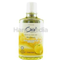Ora2 Breath and Stain Care Mouthwash Fresh Yuzu 530ml Ora2 Breath and Stain Care Mouthwash Fresh Yuzu 530ml