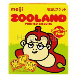 Meiji Land Biscuit Zooland 70gm Meiji Land Biscuit Zooland 70gm