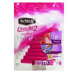 Schick Exacta 2 Women Sensitive Disposable Razor 10s Schick Exacta 2 Women Sensitive Disposable Razor 10s