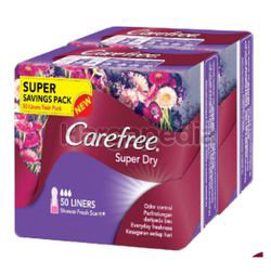 Carefree Super Dry Pantyliner Scented 100s Carefree Super Dry Pantyliner Scented 100s