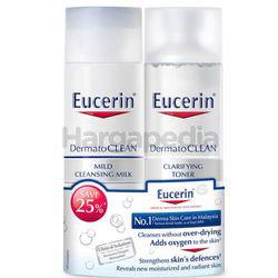 Eucerin DermatoCLEAN Clarifying Toner 2x200ml Eucerin DermatoCLEAN Clarifying Toner 2x200ml