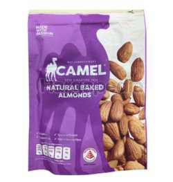 Camel Natural Baked Almond Nuts 150gm Camel Natural Baked Almond Nuts 150gm