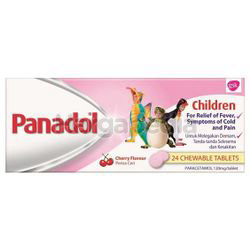 Panadol For Children Chewable Tablets 24s Panadol For Children Chewable Tablets 24s