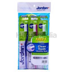 Jordan Classic Toothbrush Medium 2s+1s Jordan Classic Toothbrush Medium 2s+1s