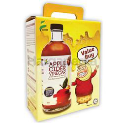 Surya Apple Cider Vinegar with Natural Honey 2x450ml Surya Apple Cider Vinegar with Natural Honey 2x450ml