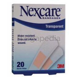 3M Nexcare Transparent Bandages 20s 3M Nexcare Transparent Bandages 20s