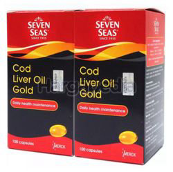 Seven Seas Cod Liver Oil Gold 2x100s Seven Seas Cod Liver Oil Gold 2x100s