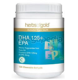 Herbs Of Gold DHA 125+EPA 120s Herbs Of Gold DHA 125+EPA 120s