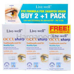 Live-Well Occusharp 2x30s+30s Live-Well Occusharp 2x30s+30s