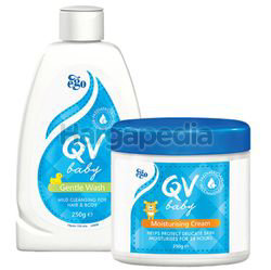 QV Baby Moisturizing Cream 250gm + QV Baby Gentle Wash 250ml QV Baby Moisturizing Cream 250gm + QV Baby Gentle Wash 250ml